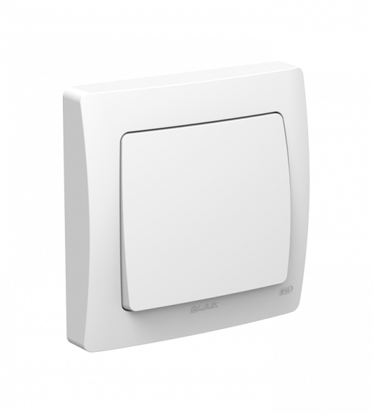 INTER SIMPLE ALLUMAGE LAP AQUA ENCASTRÉ BLANC 10410BL
