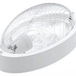 Lampe IP65 E27 135x235mm max 60W ou 26W ESL COULEUR BLANC