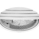 Lampe avec grille IP65 E27 135x235mm max 60W ou 26W ESL COULEUR BLANC