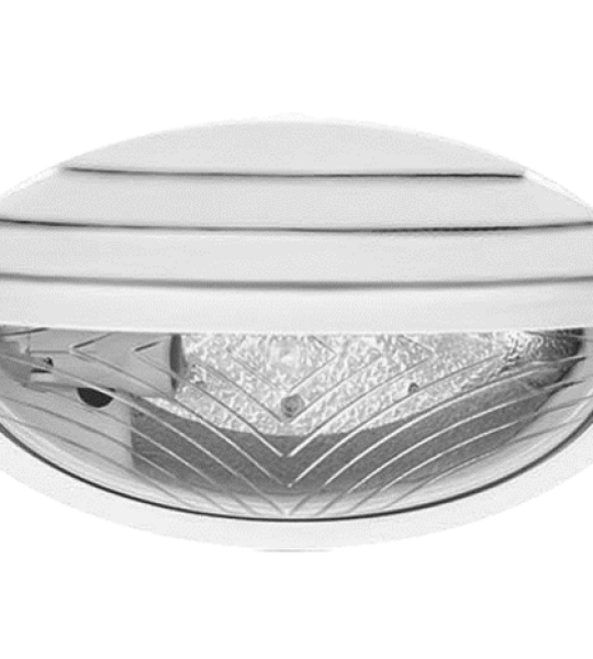 Lampe avec grille IP65 E27 135x235mm max 60W ou 26W ESL COULEUR BLANC