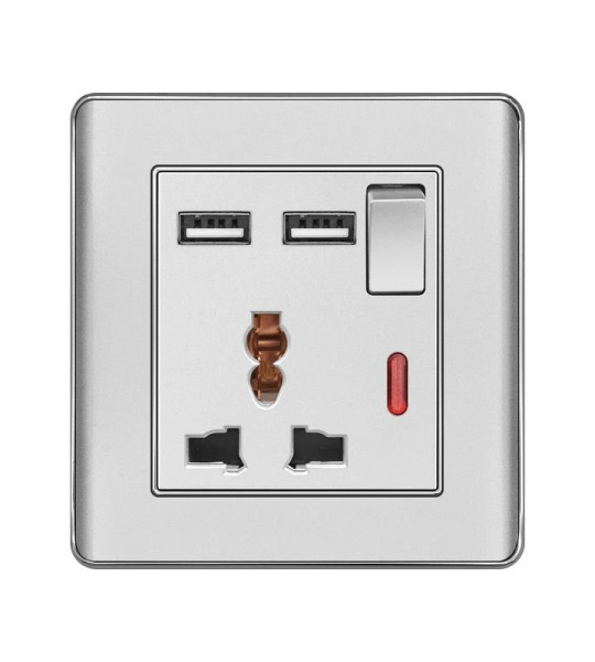 PRISE + 2USB + INTER V62 KTE