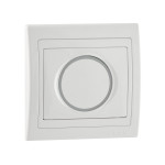 BOUTON POUSSOIR INGELEC KENZI GRIS 5501/00B