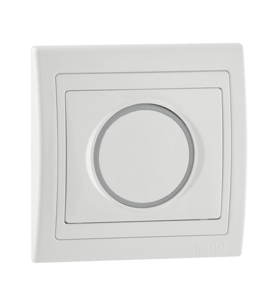 BOUTON POUSSOIR INGELEC KENZI GRIS 5501/00B