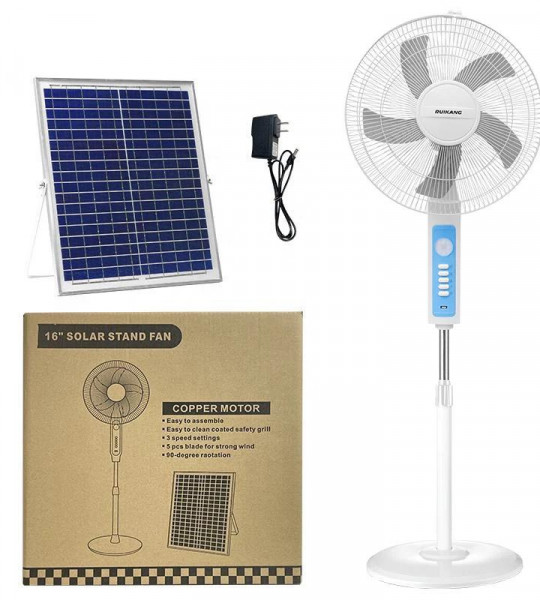 VENTILLATEUR SOLAIRE RECHARGEABLE