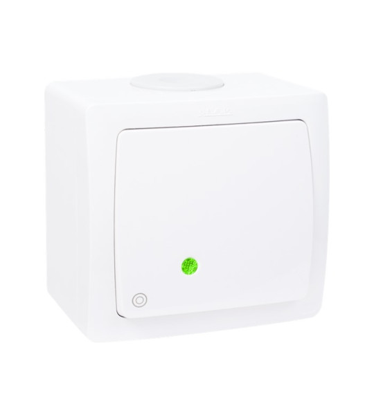 BOUTON POUSSOIR LAP AQUA-APPARENT BLANC 10628BL
